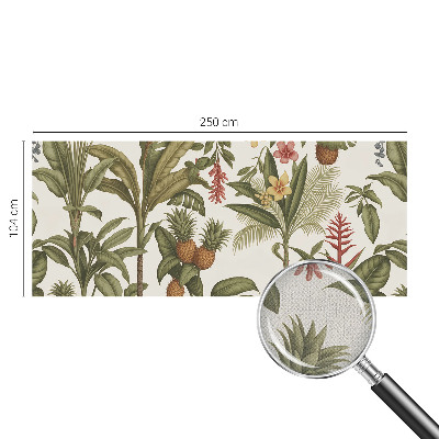 Fotobehang voor de kinderkamer met een exotisch natuureffect