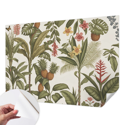 Fotobehang voor de kinderkamer met een exotisch natuureffect
