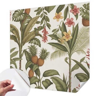 Fotobehang voor de kinderkamer met een exotisch natuureffect