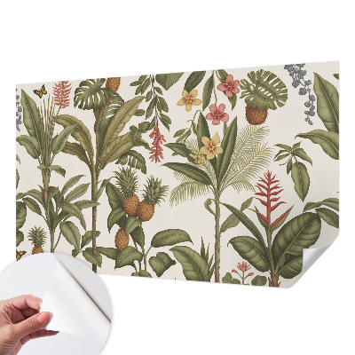 Fotobehang voor de kinderkamer met een exotisch natuureffect