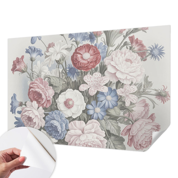 Foto behang voor de keuken Kleurrijk boeket