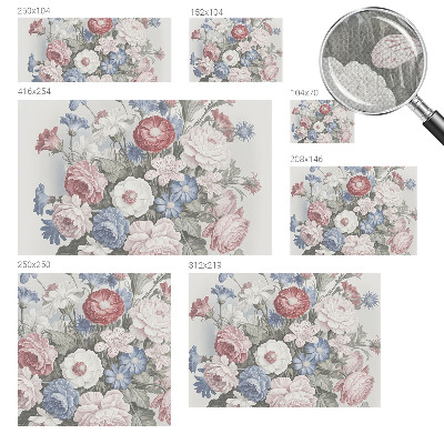 Foto behang voor de keuken Kleurrijk boeket