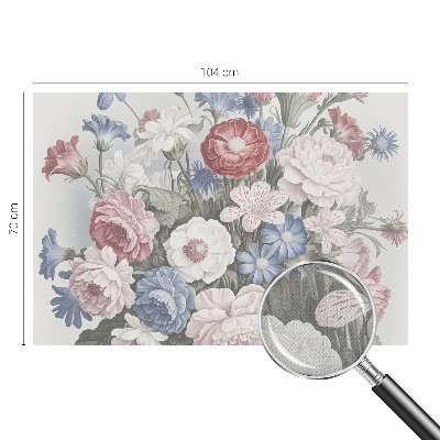 Foto behang voor de keuken Kleurrijk boeket