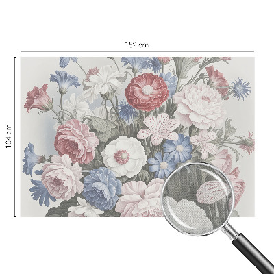 Foto behang voor de keuken Kleurrijk boeket