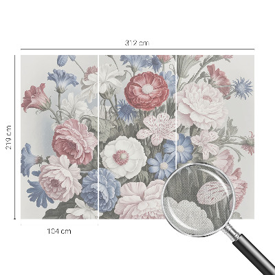 Foto behang voor de keuken Kleurrijk boeket