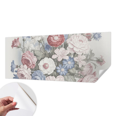 Foto behang voor de keuken Kleurrijk boeket