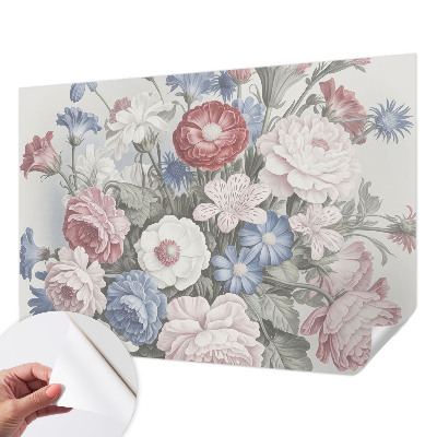 Foto behang voor de keuken Kleurrijk boeket