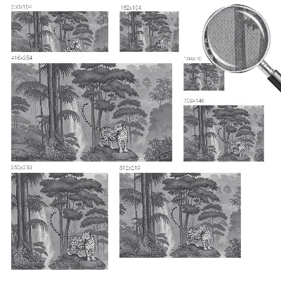 Zelfklevend fotobehang Tropische jungle