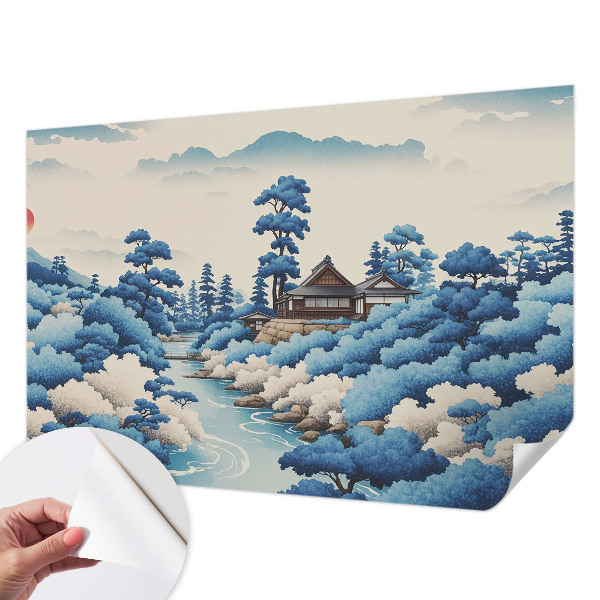 Zelfklevend fotobehang op maat Vredige natuur