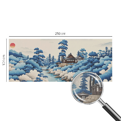 Zelfklevend fotobehang op maat Vredige natuur