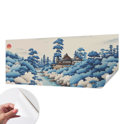Zelfklevend fotobehang op maat met een vredig natuurmotief