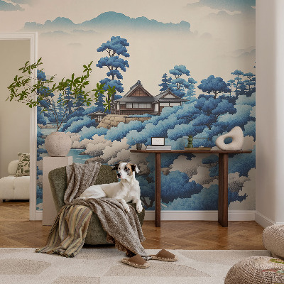 Zelfklevend fotobehang op maat Vredige natuur