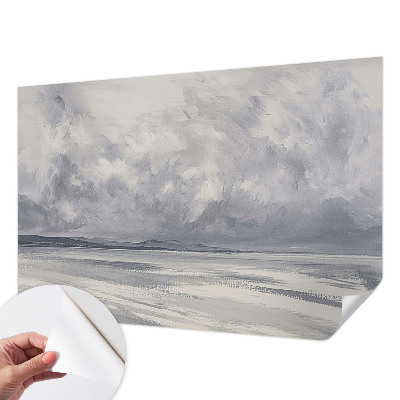 Fotobehang zelfklevend met motief van een storm aan de horizon