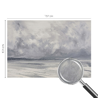 Fotobehang zelfklevend met motief van een storm aan de horizon