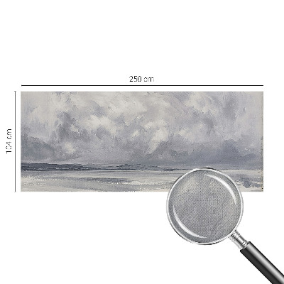 Fotobehang zelfklevend met motief van een storm aan de horizon