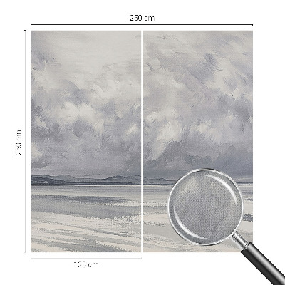 Fotobehang zelfklevend met motief van een storm aan de horizon