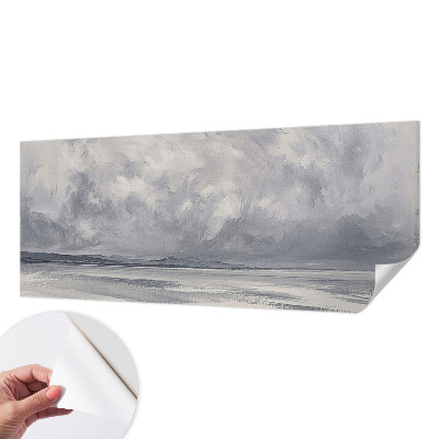 Fotobehang zelfklevend met motief van een storm aan de horizon