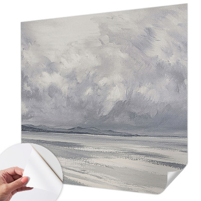Fotobehang zelfklevend met motief van een storm aan de horizon
