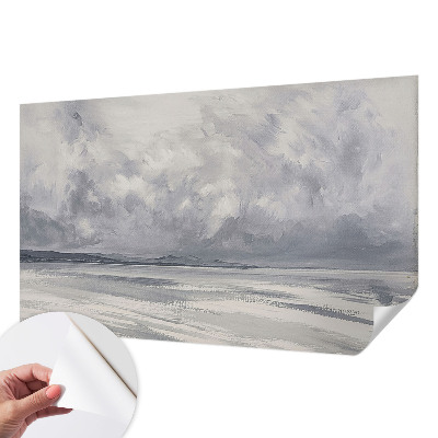 Fotobehang zelfklevend met motief van een storm aan de horizon