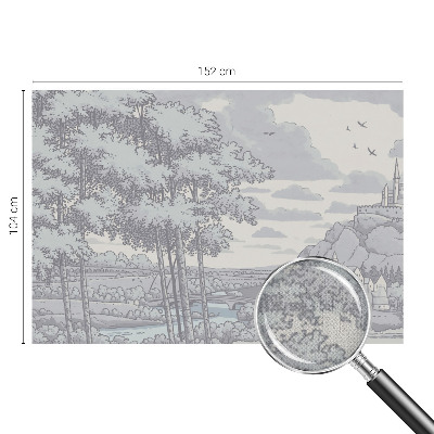 Foto behang voor de kinderkamer Sprookjesachtig landschap
