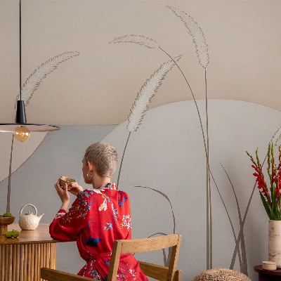 Fotobehang voor de kinderkamer Zachte grassen