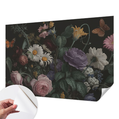 Fotobehang tienerkamer Bloemige elegantie