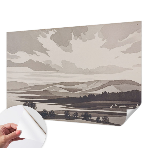 Zelfklevend fotobehang Een vredig landschap