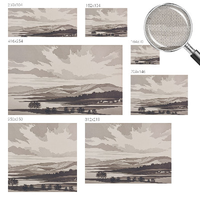Zelfklevend fotobehang Een vredig landschap