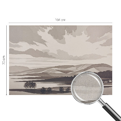 Zelfklevend fotobehang Een vredig landschap