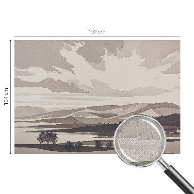 Zelfklevend fotobehang Een vredig landschap