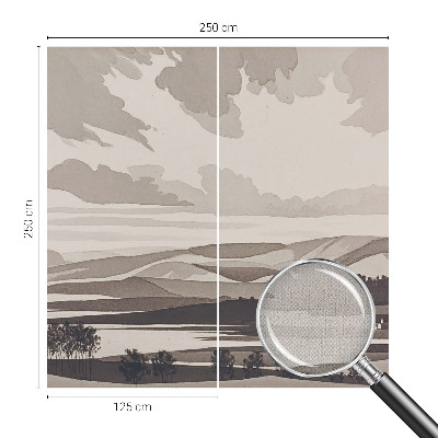 Zelfklevend fotobehang Een vredig landschap