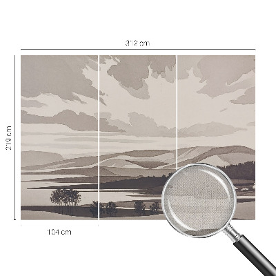 Zelfklevend fotobehang Een vredig landschap