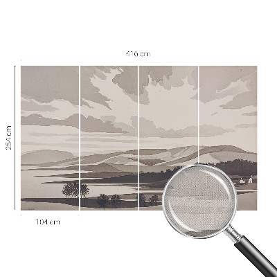 Zelfklevend fotobehang Een vredig landschap