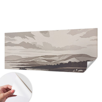 Zelfklevend fotobehang Een vredig landschap