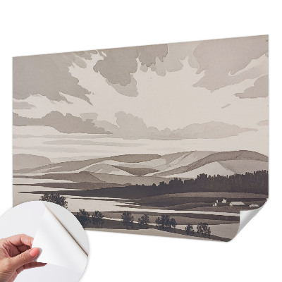 Zelfklevend fotobehang Een vredig landschap