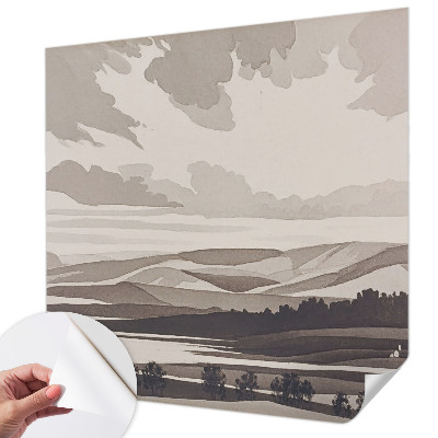 Zelfklevend fotobehang Een vredig landschap