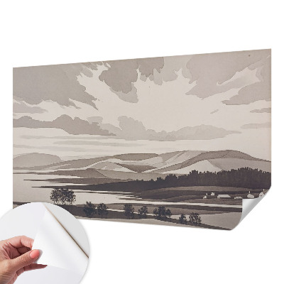 Zelfklevend fotobehang Een vredig landschap