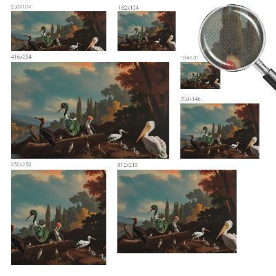 Fotobehang babykamer Schilderachtige vogels