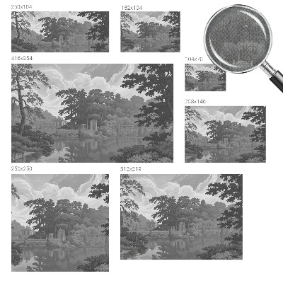 Foto behang voor de keuken Natuurlijk landschap