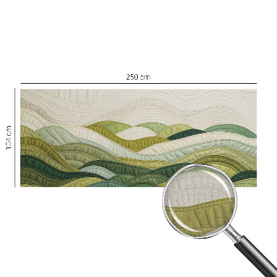 Fotobehang zelfklevend Stoffenheuvels