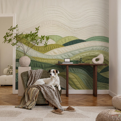 Fotobehang zelfklevend Stoffenheuvels