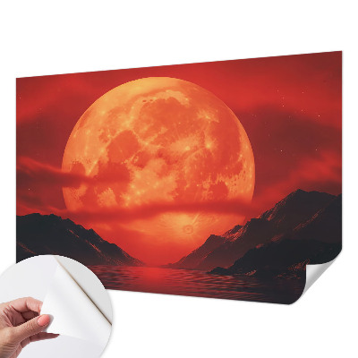 Zelfklevend fotobehang op maat met een nachtelijk fenomeen als afbeelding