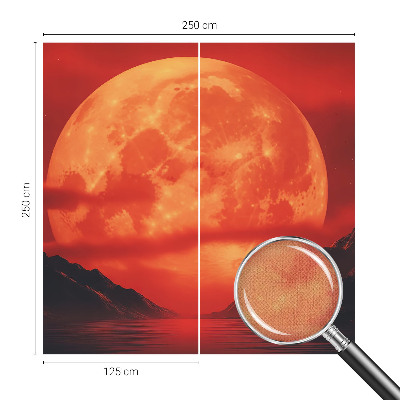 Zelfklevend fotobehang op maat Nachtelijk fenomeen