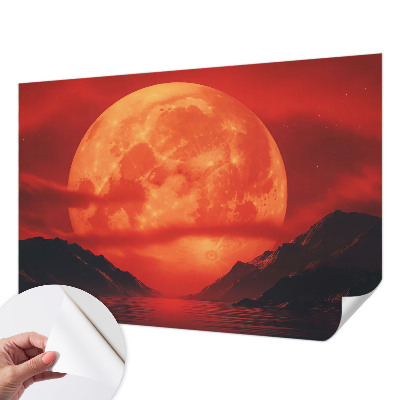 Zelfklevend fotobehang op maat met een nachtelijk fenomeen als afbeelding