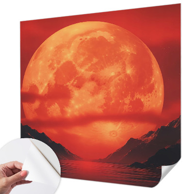 Zelfklevend fotobehang op maat Nachtelijk fenomeen