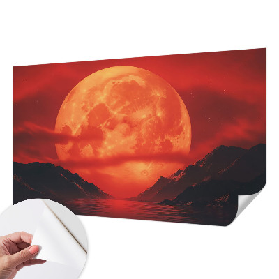 Zelfklevend fotobehang op maat met een nachtelijk fenomeen als afbeelding