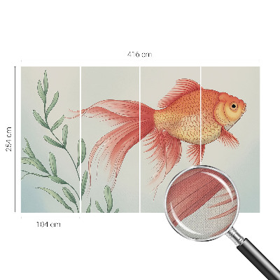 Fotobehang kinderkamer met het motief 'Waterschoonheid' voor een kinderkamer