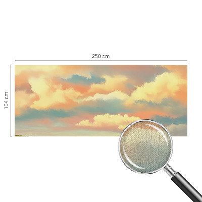 Zelfklevend fotobehang op maat met een print van hemelwolken