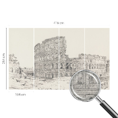 Fotobehang zelfklevend Oude ruïnes