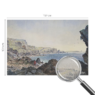 Zelfklevend fotobehang op maat Een rustige kust